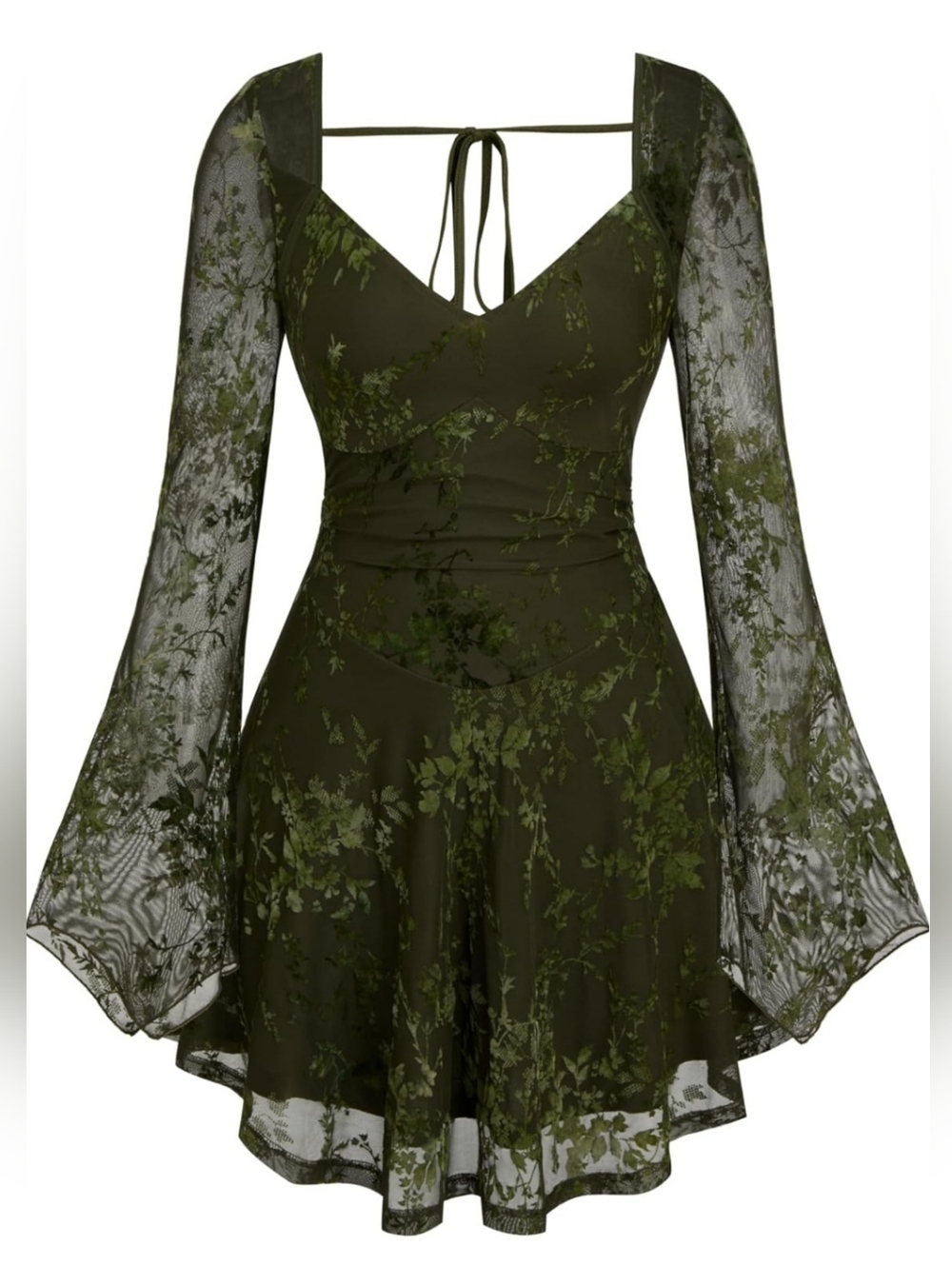 NWOT CIDER Mossy Green Dress